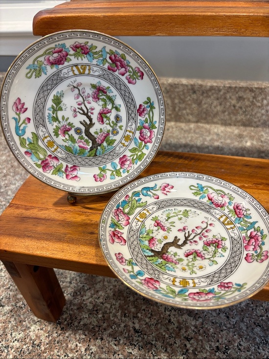 Aynsley Other - Aynsley China from England, Indian Tree pattern & Greek key saucers